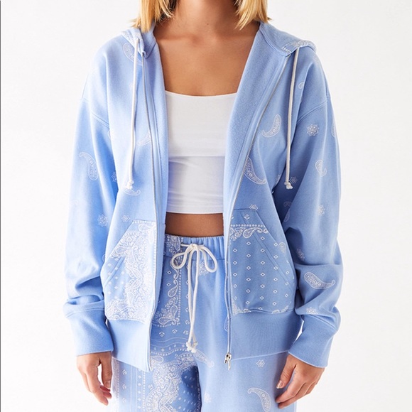 PacSun Jackets & Blazers - PacSun Bandana Zip Hoodie